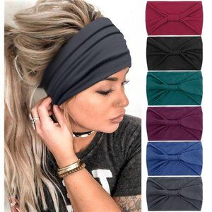 Headbands for Women African BohoWide Hairband Headband Knotted HeadWraps Turbans